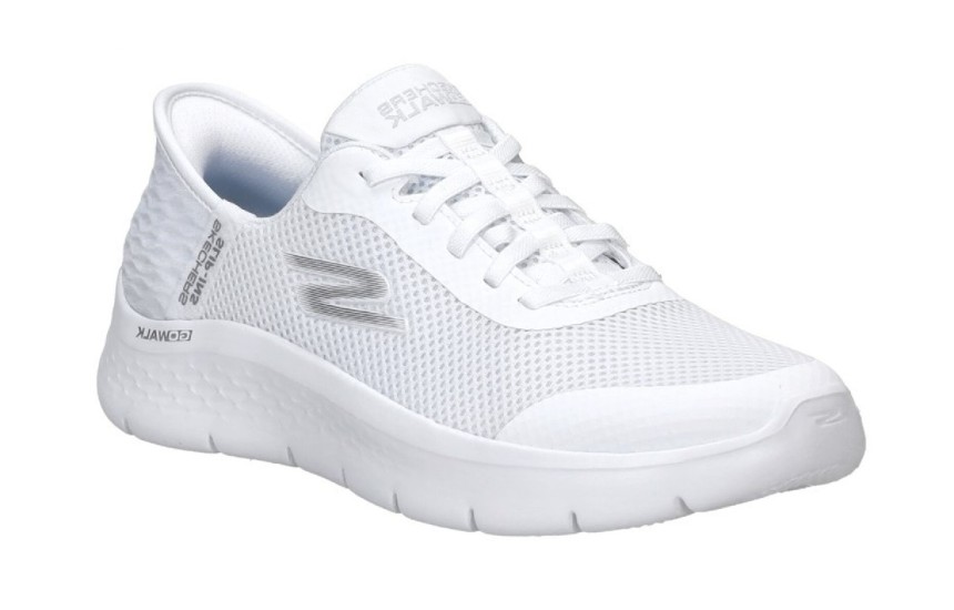 Skechers 124836 WHT Hands Free Slip Ins