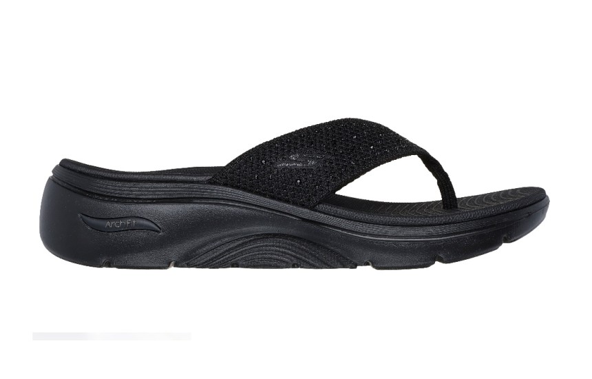 Skechers 140861 BBK Go Walk Arch Fit 2.0 Sandal