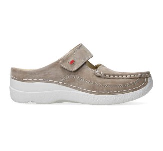 Wolky 06227 Roll Slipper Safari Taupe