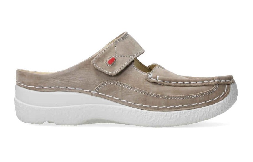 Wolky 06227 Roll Slipper Safari Taupe