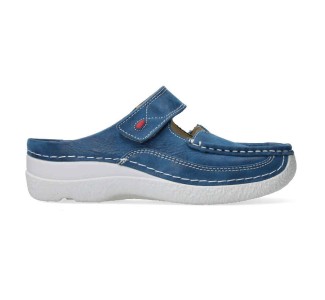 Wolky 06227 Roll Slipper Atlantic Blue